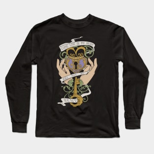 Come Live In My Heart And Pay No Rent - Claddagh Tattoo Design Long Sleeve T-Shirt